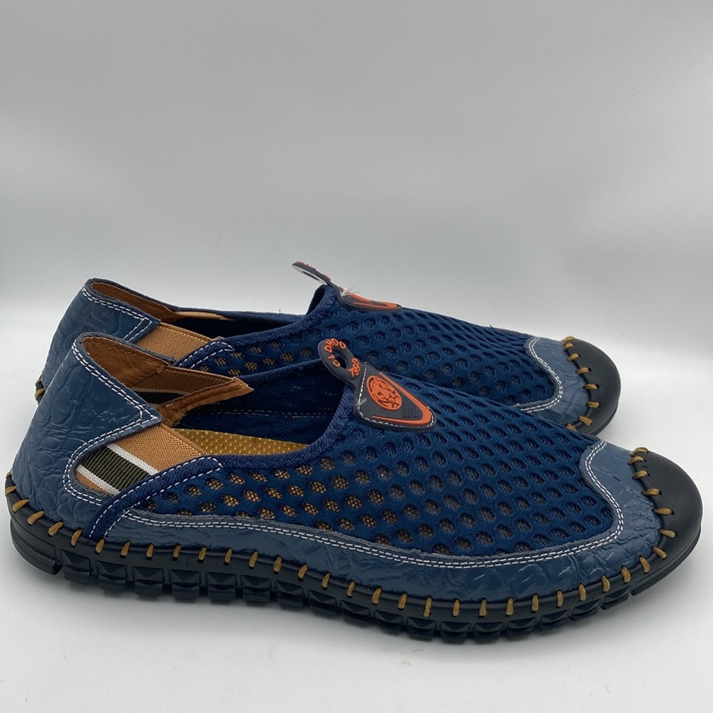 CLOHOO Men's Mesh Breathable Lightweight Rubber Sole Stitching Non Slip Sz 10.5